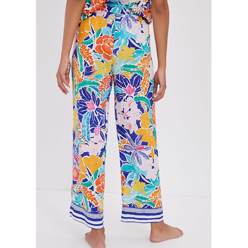 NWT Anthropologie Sisters Gulassa Floral Pajama Pants pjs New Lightweight - Picture 3 of 10